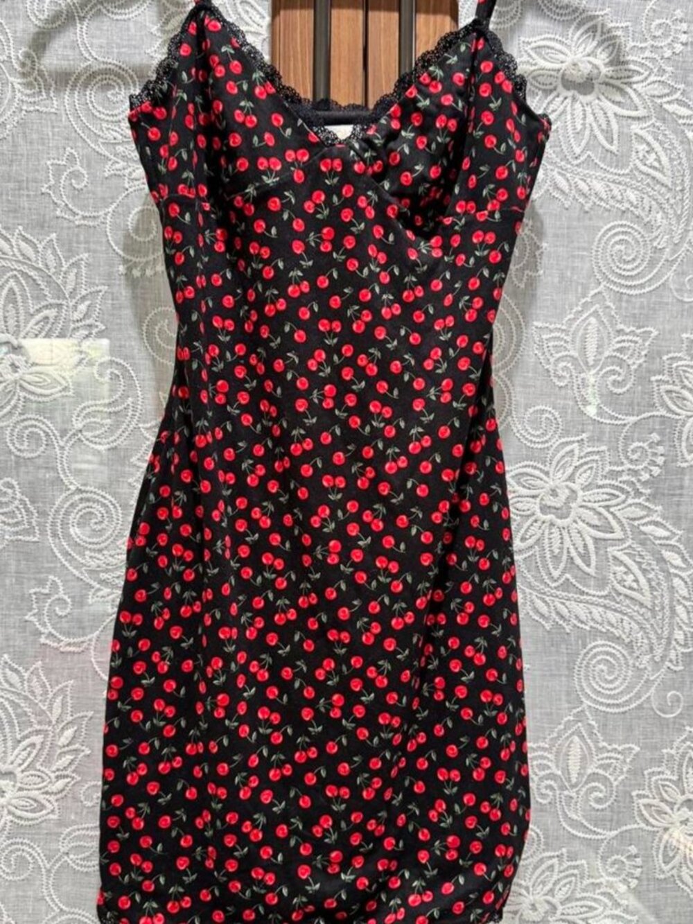Small NWOT Cherry Stretch Mini Dress DollsKill Hot Topic Vibes